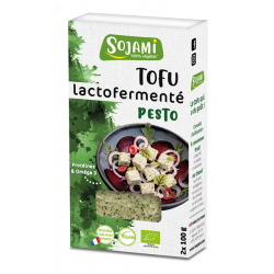 Tofu lactofermenté au pesto...