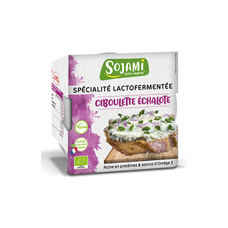 Sojami à tartiner ciboulette échalote 125g