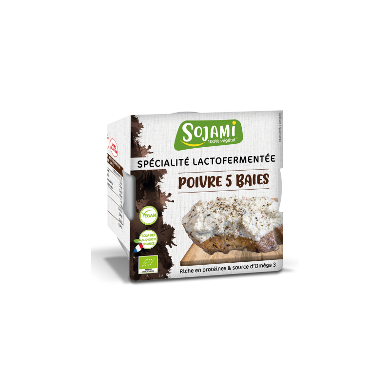 Sojami à tartiner poivre 5 baies 125g