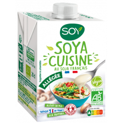 Soya cuisine allégée 12%MG 20cl, lot de 3