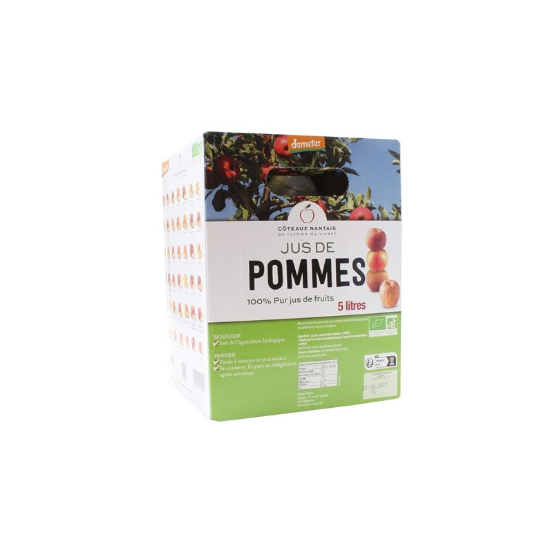 Jus de pomme Demeter bib 5 litres