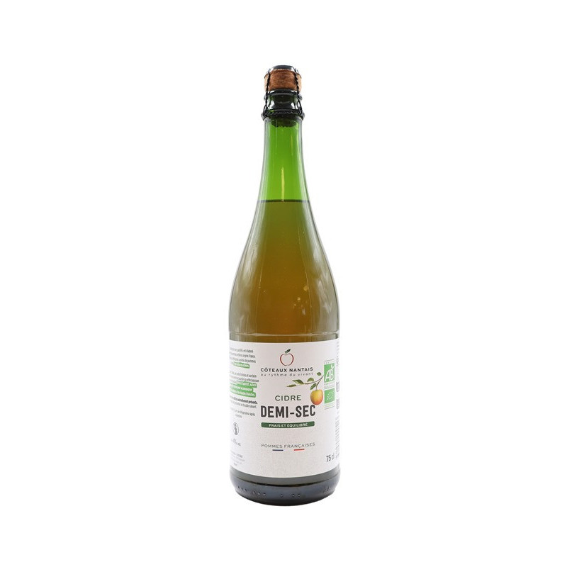 Cidre demi-sec 75cl