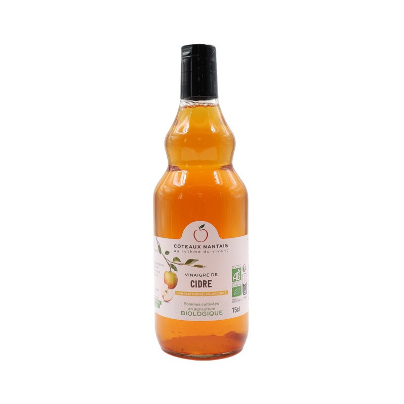 Vinaigre de cidre, bouteille verre, 75cl