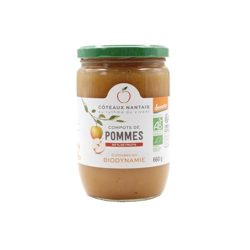 Compote pomme Demeter 660g