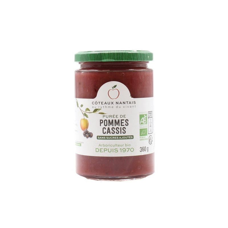 Purée pomme-cassis 360g