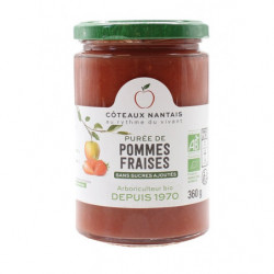 Purée pomme-fraise 360g