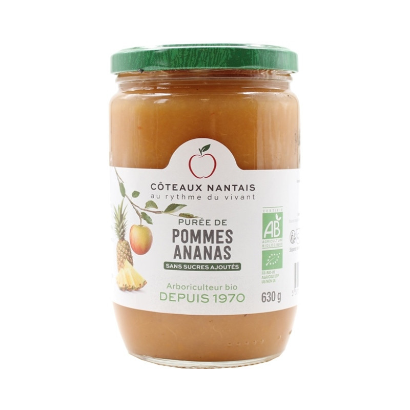 Purée pomme-ananas 630g