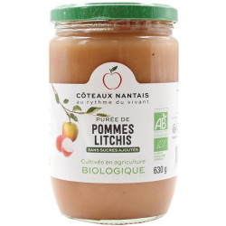 Purée pomme-litchi 630g