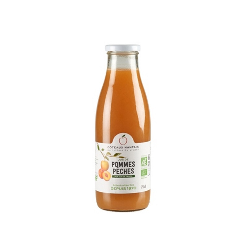 Jus de pomme-pêche 75cl