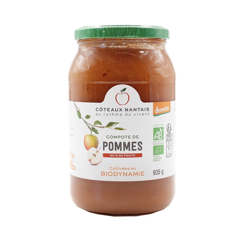 Compote pomme Demeter 935g