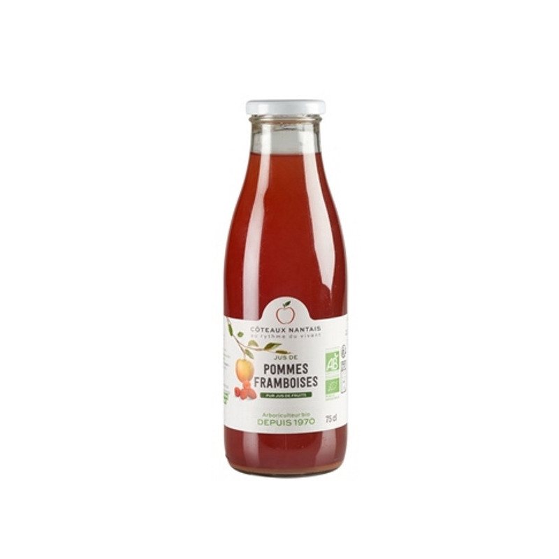 Jus de pomme-framboise 75cl Demeter