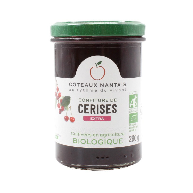 Confiture de cerises extra 260g