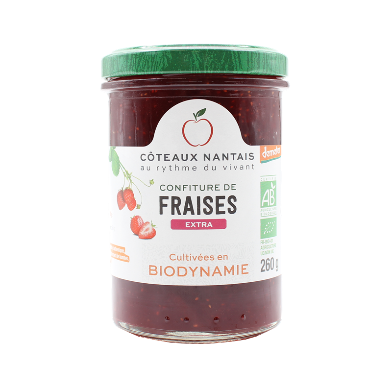 Confiture fraises extra 260g