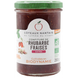 Confiture rhubarbe fraises...