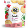 Sablés coco framboise, végan 120g