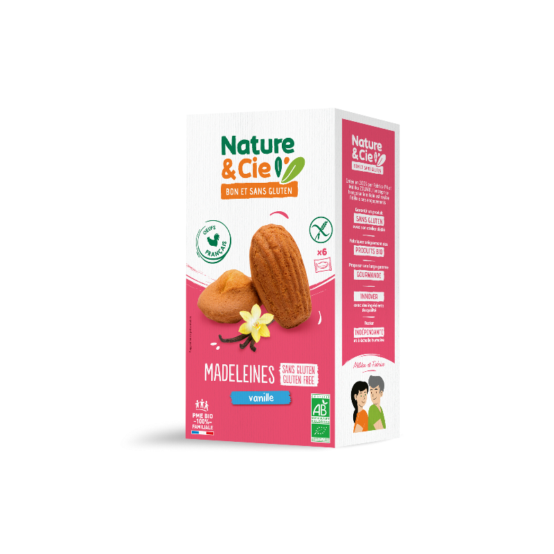 Madeleines vanille sans lait 150g