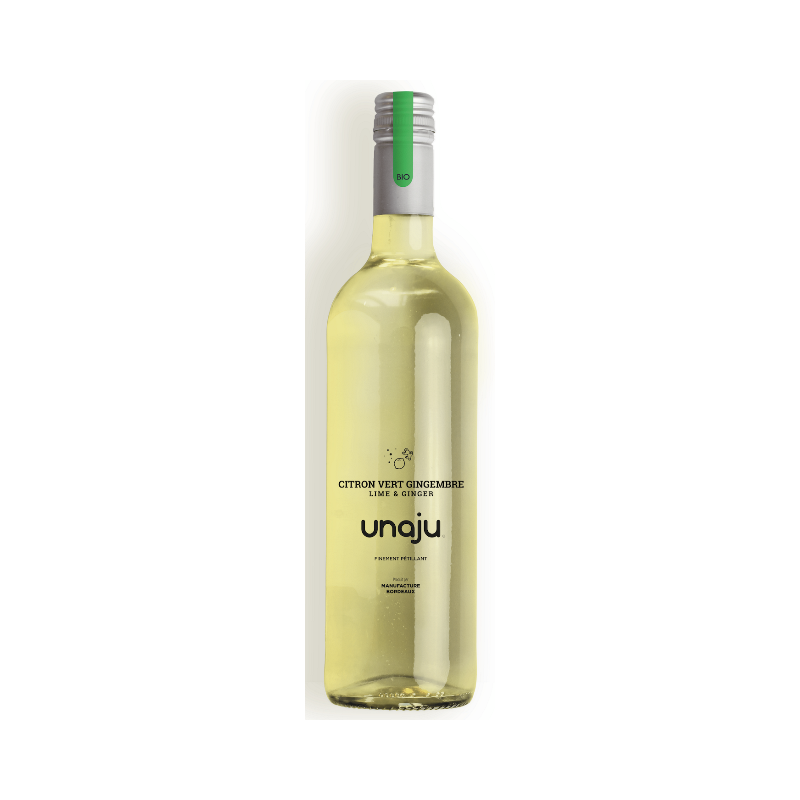 Boisson gazéifiée citron vert gingembre 75cl