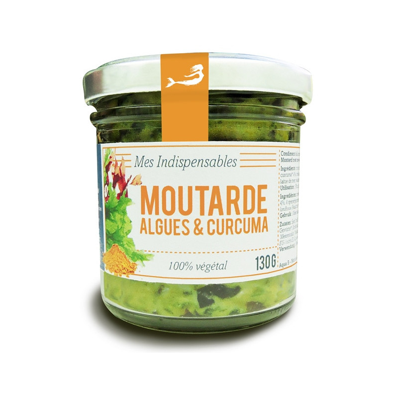 Moutarde aux algues et curcuma 130g