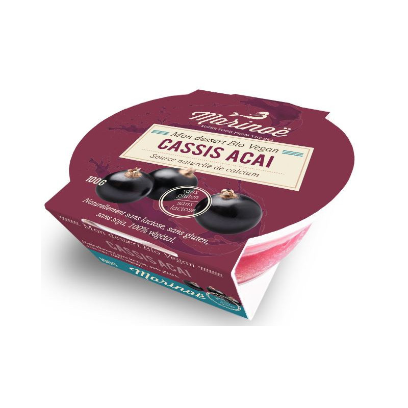 Mon dessert bio cassis-açaï 100g