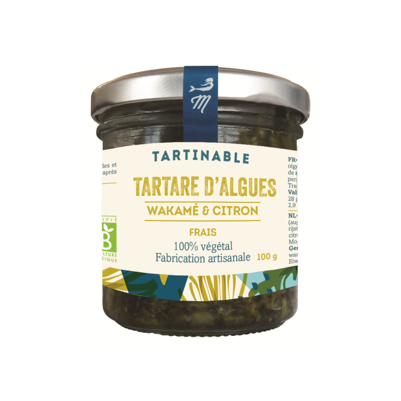 Tartare d'algues wakamé et citron frais 100g