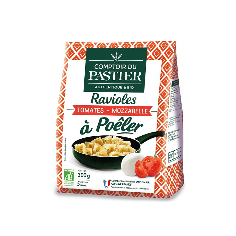 Ravioles à poêler tomate & mozzarella 300g