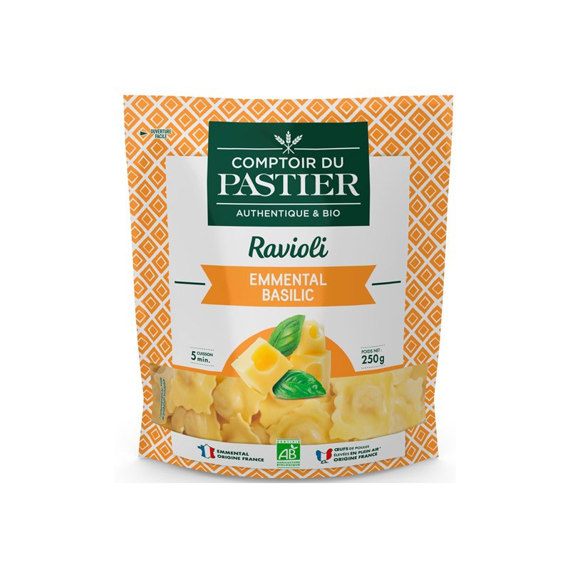 Ravioli emmental basilic 250g