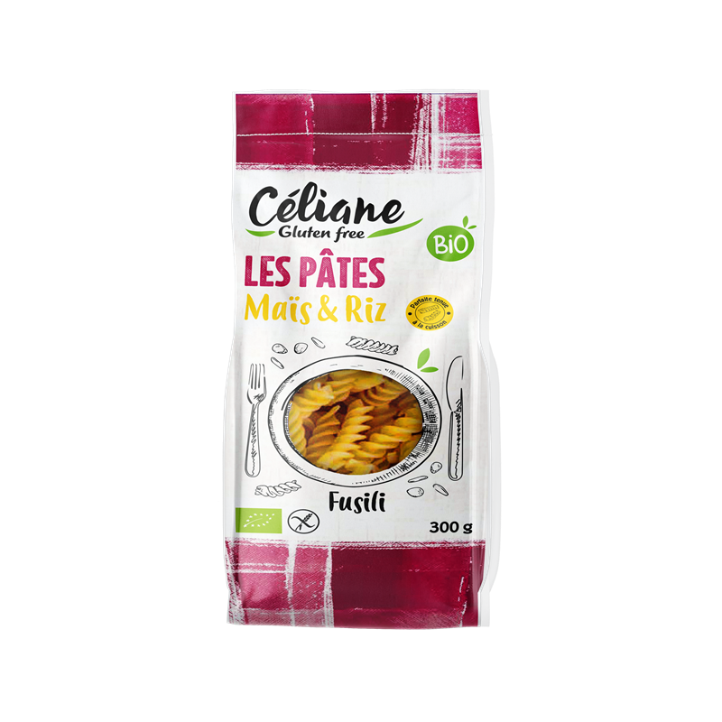 Pâte fusilli riz maïs 300g