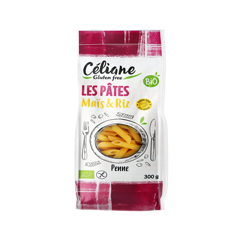 Pâte penne riz maïs 300g