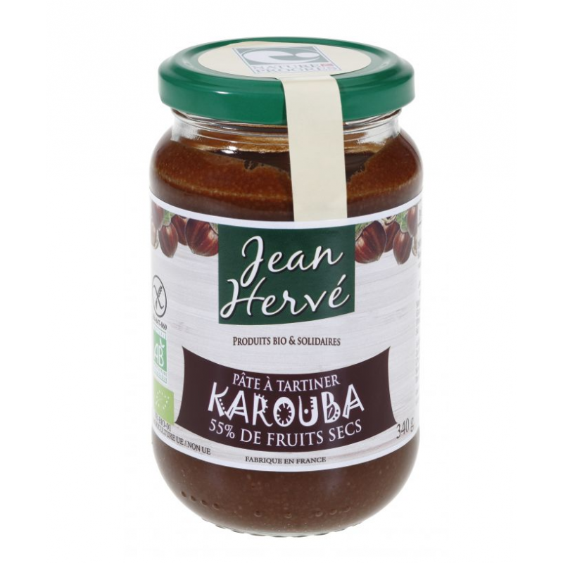 Karouba 340g (noisette, caroube avec du suc de canne intégral)