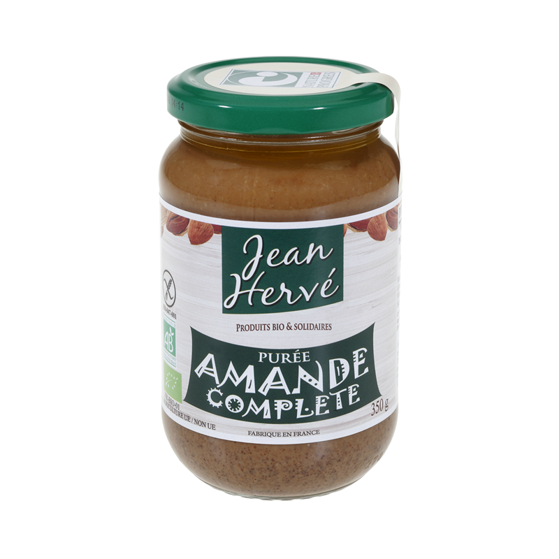 Purée d'amande complète 350g, amande origine Sicile ou Espagne