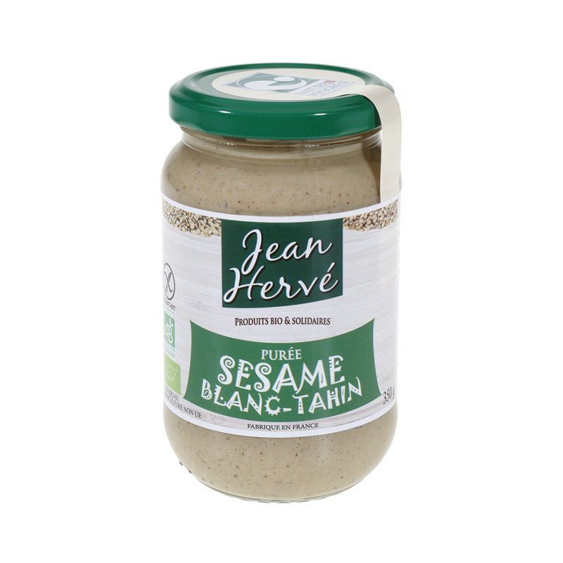 Purée de sésame blanc 350g, sésame origine Paraguay