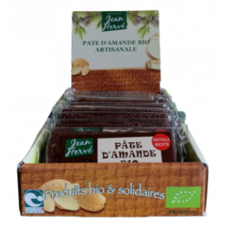 Pâte d'amande bio au cacao 50g