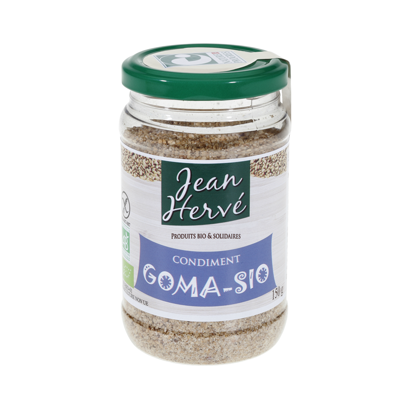 Goma-sio 150g (sésame et sel Nature et Progrès broyés à la meule de pierre)