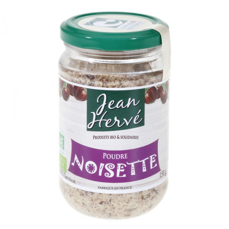 Poudre de noisette broyée à la meule de pierre 150g, noisette origine Sicile