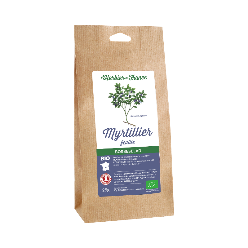 Myrtille feuille Biopartenaire 25g