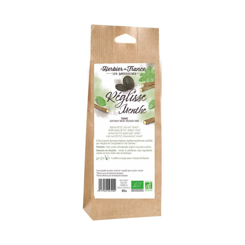 Mélange réglisse menthe sachet 50g