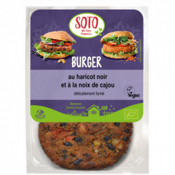 Burger au haricot noir et à...