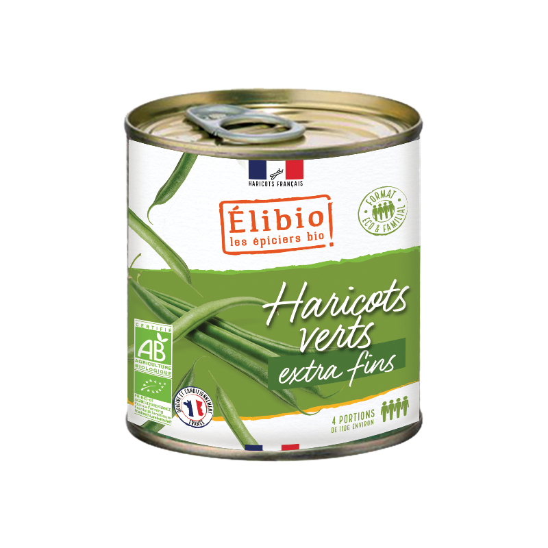 Haricot vert France 800g, 440g (PNE)