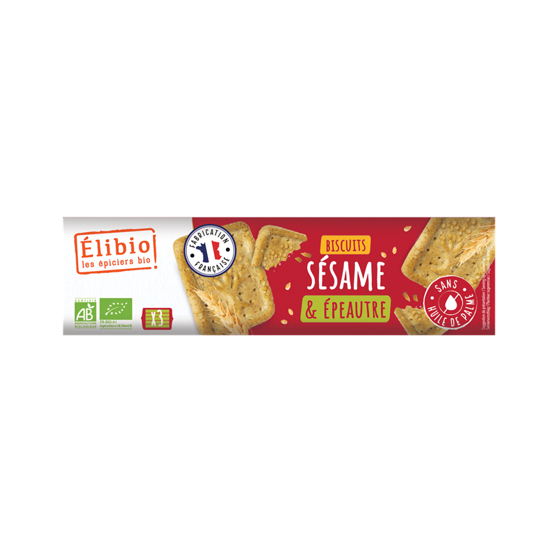 Biscuit épeautre sésame 150g