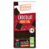 Tablette chocolat noir 72%, commerce équitable, 100g