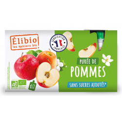 Purée de pomme en gourde...