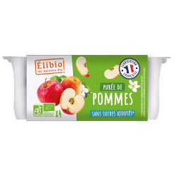 Purée de pomme en coupelle...