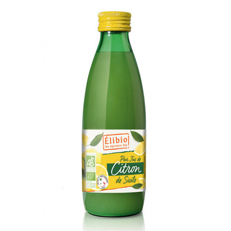 Pur jus de citron de Sicile 250ml