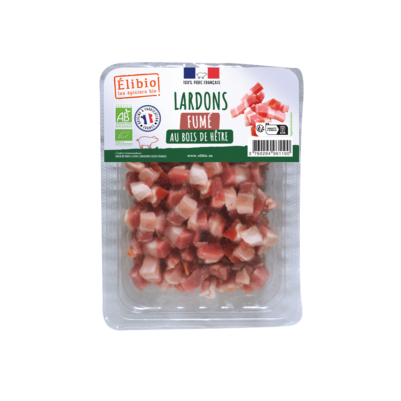 Lardons fumés 100g