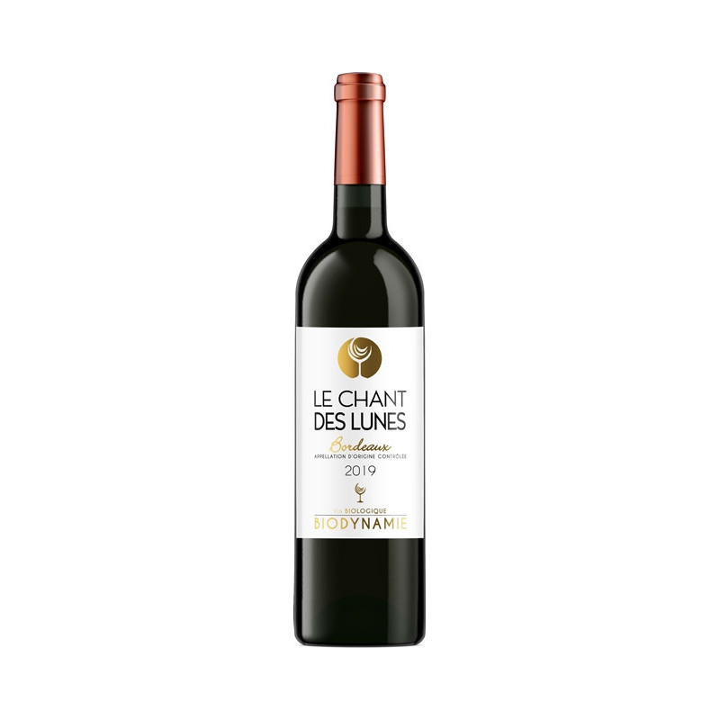 Vin rouge AOP Bordeaux Demeter Le Chant des Lunes 75cl