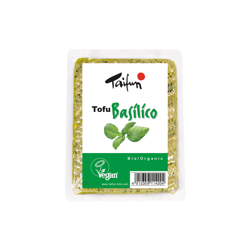 Tofu basilico, spécialité de tofu avec un note subtile de basilic, 200g