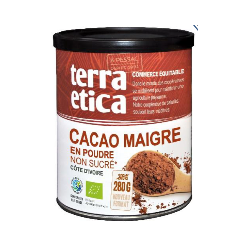 Pur cacao poudre non sucré 280g