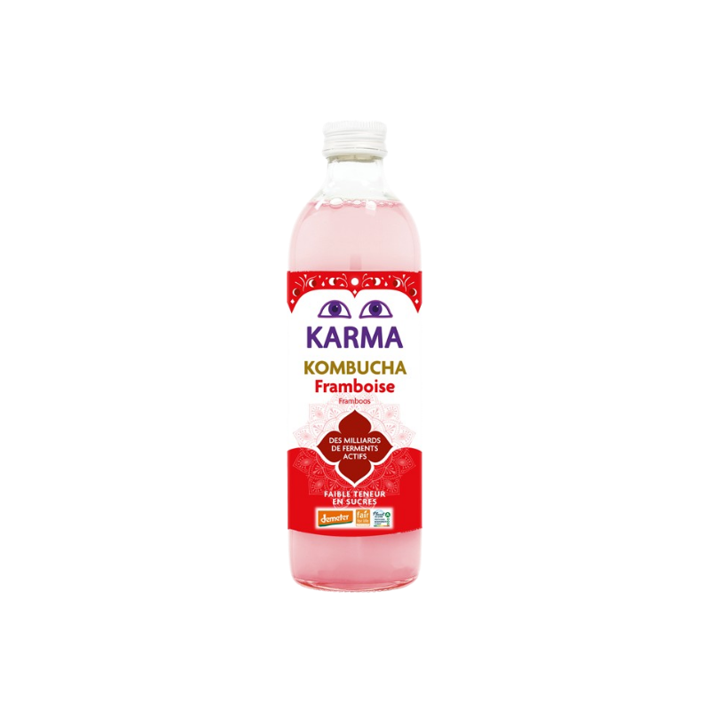 Kombucha framboise Demeter 50cl