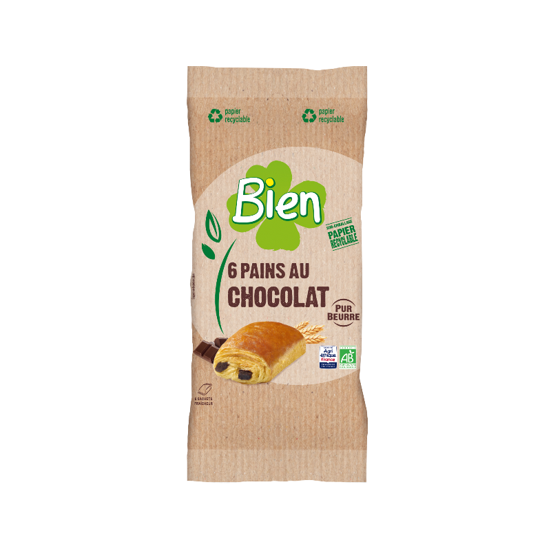 Pains au chocolat x6, 270g