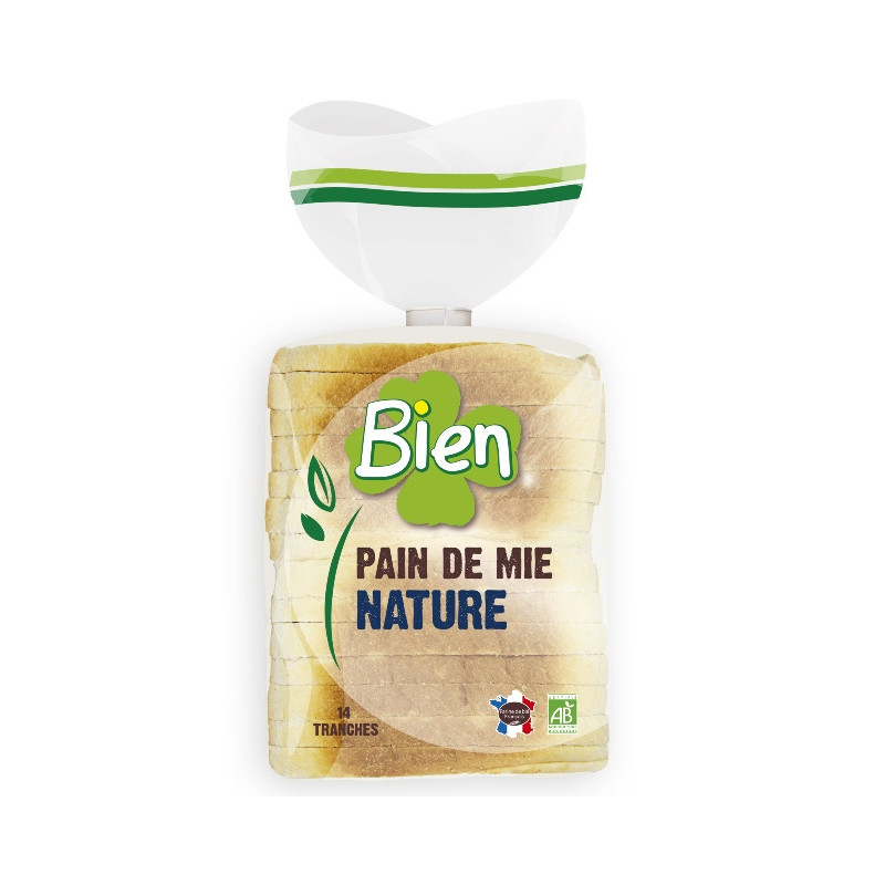 Pain de mie nature sans sucres ajoutés 500g